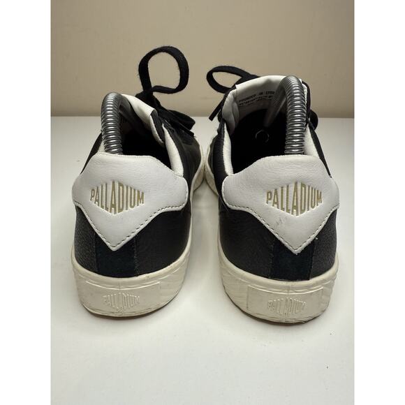 Palladium Pallaphoenix Flame L Sneaker Womens 9 Black Leather Low Lace Up Unisex - Picture 4 of 12